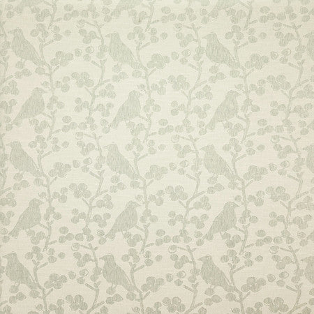 Resting Bird Morning by Carole Fabric Manchester 91% Polyester, 5% Cotton, 4% Linen India  16" V, 13 1/2" H 54""  - Fabric Carolina -