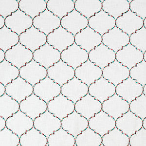 River Current Aqua Blossom by Carole Fabric