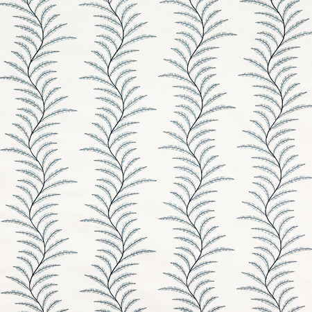 Bayside Bistro Ocean by Carole Fabric Oasis Base: 100% Cotton Embr: 84% Cotton, 16% Viscose India  7 7/8" V, 8 5/8" H 51"  - Fabric Carolina -