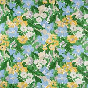 Grand Scheme Bluebell by Carole Fabric