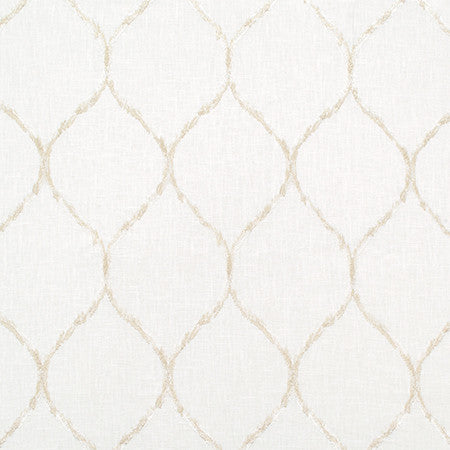 As You Go Pearl by Carole Fabric Moonstone 52% Cotton, 25% Rayon, 18% Polyester, 5% Linen India  7 1/2" V, 4 1/4" H 52"  - Fabric Carolina -