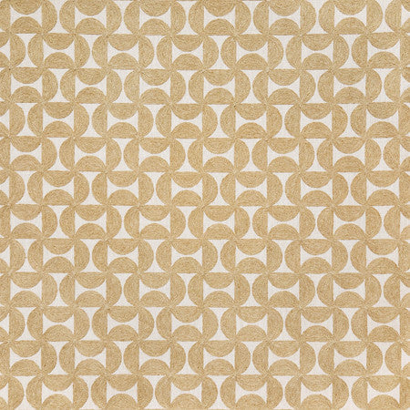 Spin Master Gold by Carole Designer Fabric Sunset Serenade Base: 52% Polyester, 48% Cotton Embr: 60% Polyester, 25% Cotton, 15% Linen India 4 5/8" V, 4 1/2" H 54"" - Swanky Fabrics -