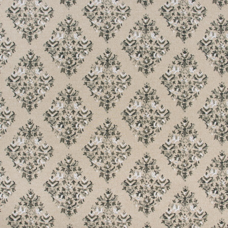 Time To Go Slate by Carole Fabric SILVER FOX 81% Cotton, 19% Rayon USA Passes 15,000 Double Rubs Wyzenbeek Horizontal: 13 1/2" and Vertical: 12 5/8" 54" - Fabric Carolina -