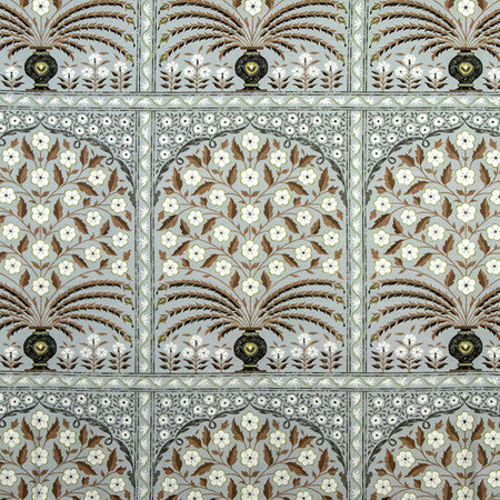 Dramatic Entrance Smoke by Carole Fabric Making Waves 100% Cotton 24,000 Wyzenbeek Double Rubs 18" V, 13 1/2" H 54" - Fabric Carolina -
