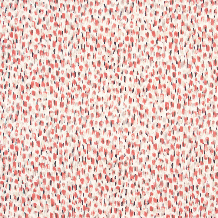 When In Doubt Coral by Carole Fabric Azalea 100% Cotton India Passes 15,000 Double Rubs Wyzenbeek Horizontal: 14.25 and Vertical: 13.75 57.5 - Fabric Carolina -