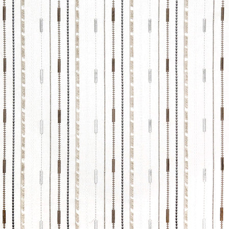 Always In Granite by Carole Fabric Neutral Ground Base: 52% Polyester, 48% Cotton Embr: 100% Polyester India  6 1/4" V, 6 1/2" H 52""  - Fabric Carolina -