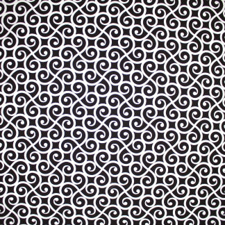 Your Style Noir by Carole Fabric Imagination 100% Cotton Duck Turkmenistan Passes 30,000 Double Rubs Wyzenbeek Horizontal: 6 3/4" and Vertical: 6 3/4" V 54" - Fabric Carolina -