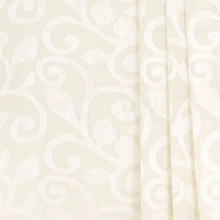Scroll Away Parchment by Carole Designer Fabric Sheer Marvel 90% Polyester, 10% Linen CHINA N/A Horizontal: 1475 and Vertical: 20875 118 - Swanky Fabrics -