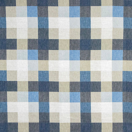 Out Of The Box Denim by Carole Fabric Making Waves 79% Polyester, 21% Cotton 50,000 Wyzenbeek Double Rubs 9 1/2" V, 9 1/2" H 55.5" - Fabric Carolina -