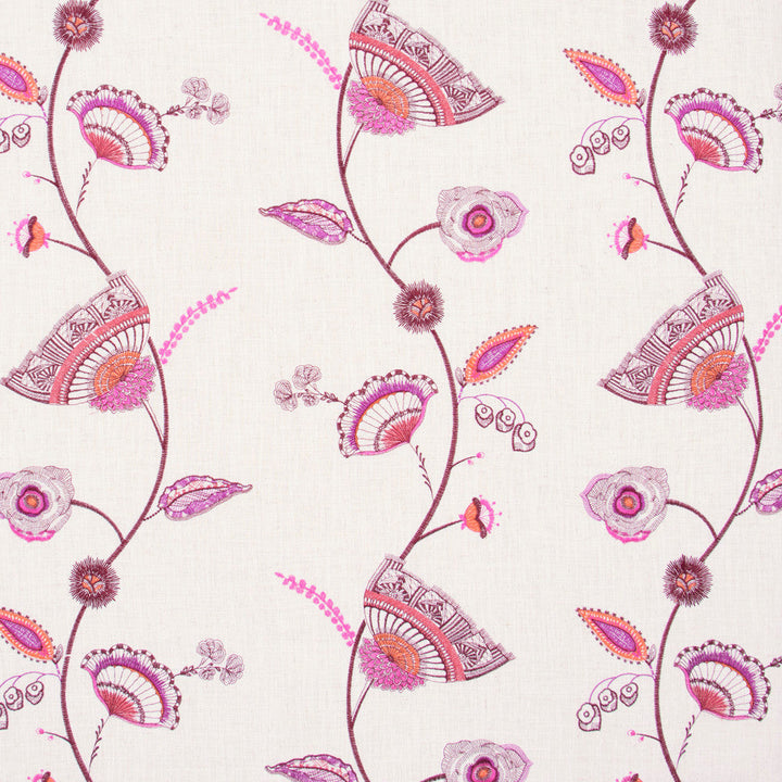 Hidden Gems Magenta by Carole Designer Fabric Azalea 60% Polyester, 30% Viscose, 10% Cotton China N/A Horizontal: 13 and Vertical: 11.75 52 - Swanky Fabrics -