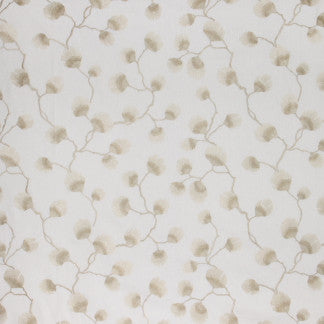 Petal Leaf Alabaster by Carole Fabric Sandalwood 50% Polyester, 50% Cotton India N/A </p><p>Repeat: 15 3/8" V, 25 1/4" H 51" - Fabric Carolina -