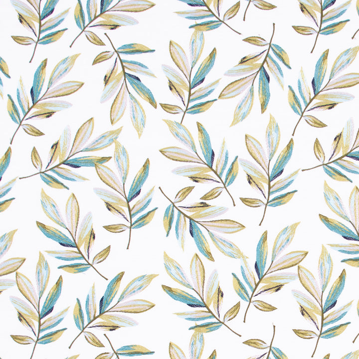 In The Wind Everglade by Carole Fabric Lemongrass 76% Polyester, 24% Cotton India N/A Horizontal: 17 and Vertical: 18.875 51 - Fabric Carolina -