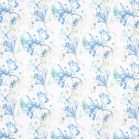 Fast And Free Clearwater by Carole Fabric Spearmint 100% Cotton India  13 1/2" V, 6 3/4" H HD 54"  - Fabric Carolina -