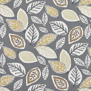 Falling Leaves Ash by Carole Fabric