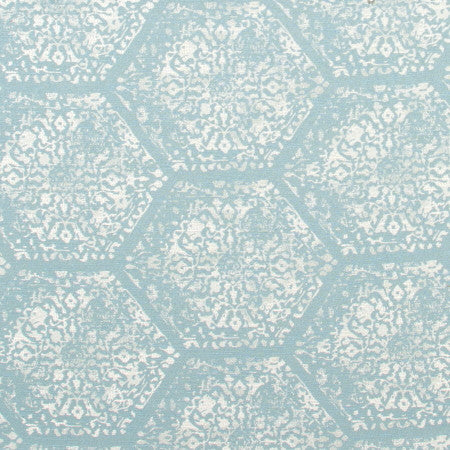 Royal Seal Cyan by Carole Fabric Blue Forest 100% Polyester Turkey N/A </p><p>Repeat: 7 3/4" V, 14" H 54" - Fabric Carolina -