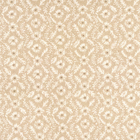 Nature Reserve Sand by Carole Designer Fabric Earthbound 85% Cotton, 15% Linen 45,000 Martindale Circular Rubs 9" V, 4 1/8" H 54" - Swanky Fabrics -