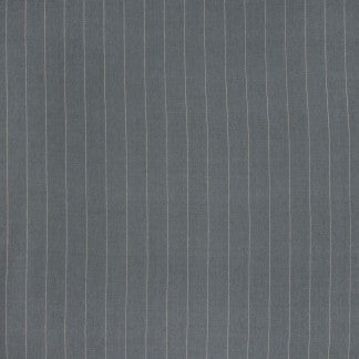 Bluesy Stripe Slate by Carole Designer Fabric In Tune 100% Cotton India Passes 15,000 Double Rubs Wyzenbeek Horizontal: None and Vertical: 2 3/8" H 54" - Swanky Fabrics -