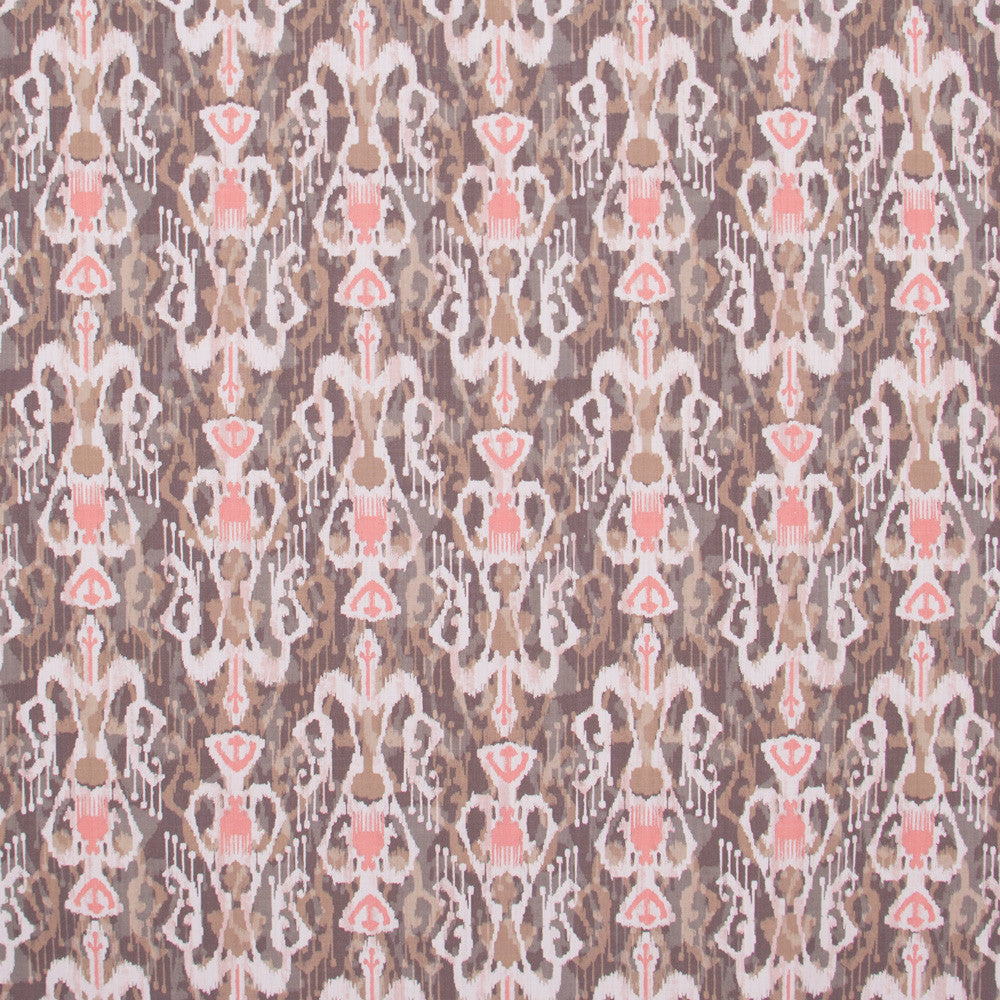 Hunts Point Coral by Carole Fabric Jungle Safari 90% Cotton, 10% Linen Pakistan Passes 15,000 Double Rubs Wyzenbeek Horizontal: 9.75 and Vertical: 10 56 - Fabric Carolina -