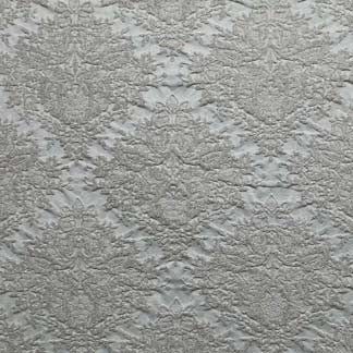 Media Room Silver by Carole Fabric Swank 60% RAYON, 40% POLYESTER CHINA Passes 15,000 Double Rubs Wyzenbeek </p><p>Repeat: 16" V, 13 3/4"H 54" - Fabric Carolina -