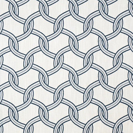 Stay Seated Cadet by Carole Designer Fabric Well Suited Base: 67% Cotton, 33% Polyester Embr: 100% Polyester 21,000 Wyzenbeek Double Rubs 6 1/4" V, 5 1/4" H 53*" - Swanky Fabrics -