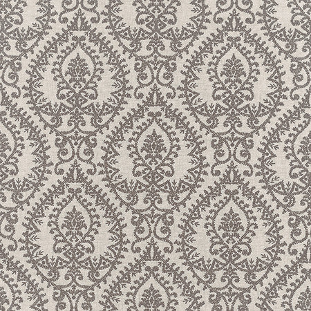 Showcase Driftwood by Carole Designer Fabric Moonstone 52% Polyester, 48% Cotton India 12 3/4" V, 12 3/4" H 51" - Swanky Fabrics -