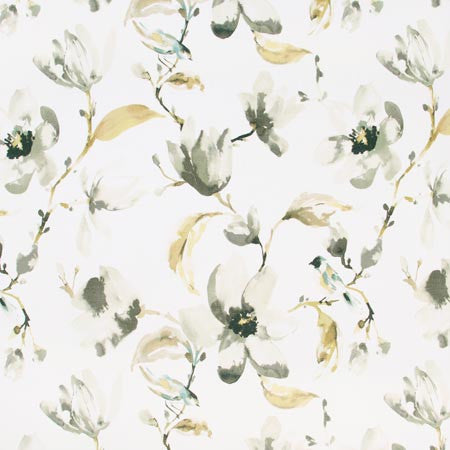 Perching Bird Alabaster by Carole Fabric ONYX & IVORY 100% Cotton Spain Passes 30,000 Double Rubs Wyzenbeek </p><p>Repeat: 27" V, 27" H 54" - Fabric Carolina -