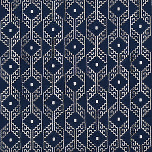 Our Corner Navy by Carole Fabric