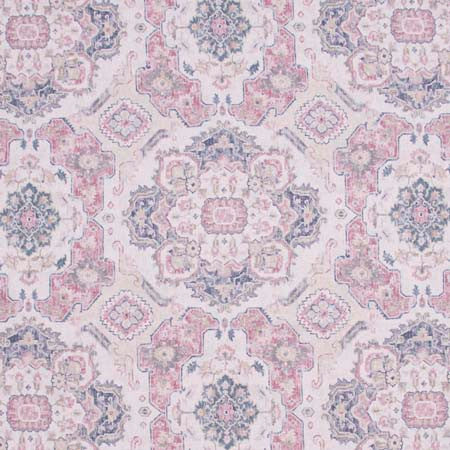 Global Inspiration Rosecloud by Carole Fabric Pink Jade 89% Polyester, 11% Linen Turkey 30,000 Wyzenbeek Double Rubs </p><p>Repeat: 27" V, 27" H HD 54" - Fabric Carolina -