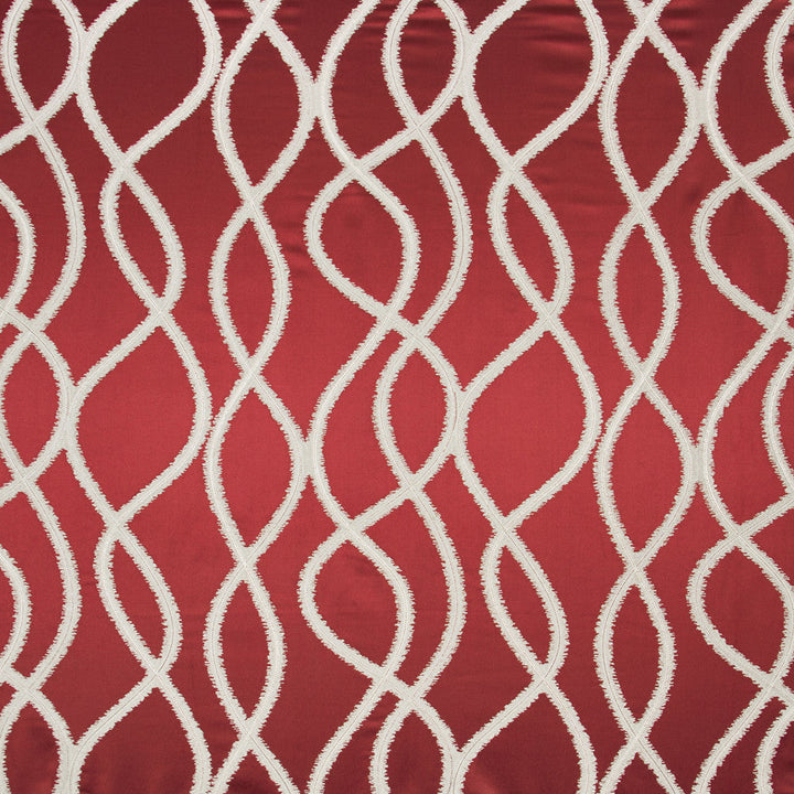 Scintillating Style Scarlet by Carole Designer Fabric Modern Castle 60% COTTON, 40% POLYESTER INDIA N/A Horizontal: 1675 and Vertical: 155 5075 - Swanky Fabrics -