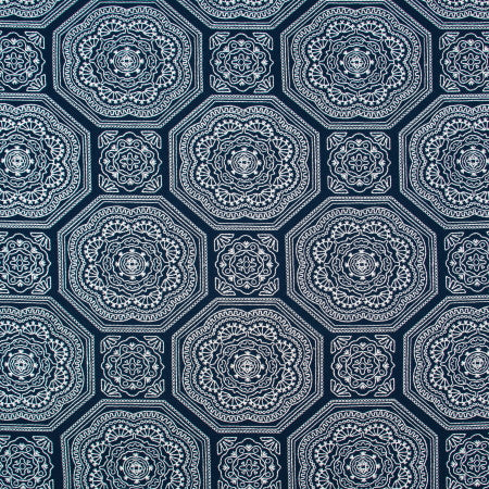Lasting Friendship Navy by Carole Fabric VIBRANCE 50% Polyester, 50% Cotton India N/A </p><p>Repeat: 15 1/2" V, 17 1/8" H 52" - Fabric Carolina -