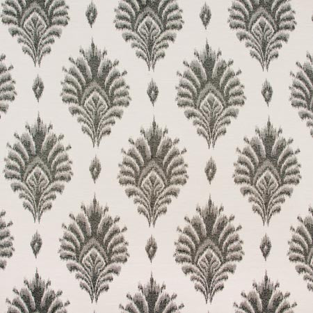 Just Now Sand by Carole Fabric ONYX & IVORY 48% Poly, 27% Cotton, 13% Rayon, 12% Rcy Cotton- Softened Woven In USA Passes 30,000 Double Rubs Wyzenbeek Horizontal: 13 7/8" and Vertical: 19 7/8" V 54" - Fabric Carolina -