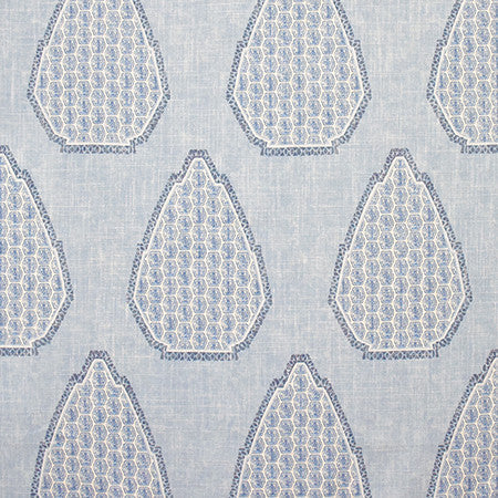 Might Have Known Waterfall by Carole Designer Fabric Artisan 36% Polyester, 26% Cotton, 22% Viscose, 16% Linen CHINA 27" V, 13 1/2" H 55" - Swanky Fabrics -