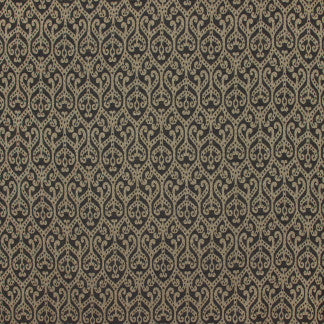 Sand Castle Coal by Carole Fabric Clean Comfort 78% Polyester, 15% Acrylic, 7% Linen Turkey Passes 20,000 Circular Rubs Martindale Horizontal: 6 5/8" and Vertical: 14 1/2" V 55" - Fabric Carolina -