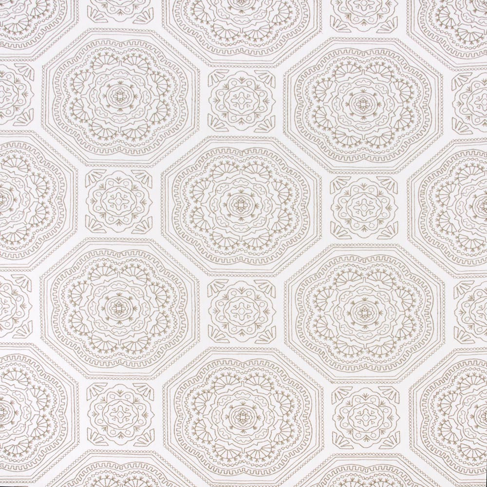 Lasting Friendship Twine by Carole Fabric Onyx & Ivory 50% Polyester, 50% Cotton India N/A Horizontal: 17125 and Vertical: 155 52 - Fabric Carolina -