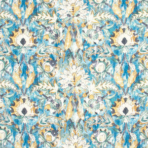 Grove Garden Peacock by Carole Fabric
