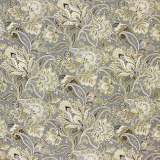 Prospect Road Platinum by Carole Fabric Refined Beauty 55% Linen, 45% Rayon, SSR China Passes 12,000 Double Rubs Wyzenbeek 25 3/4" V, 27 1/2" H HD 54"  - Fabric Carolina -