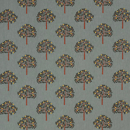 Arbor View Aloe by Carole Fabric English Garden Base: 52% Polyester, 48% Cotton Embr: 100% Polyester 60,000 Wyzenbeek Double Rubs 6 1/4" V, 7 3/4" H 54 1/2*" - Fabric Carolina -