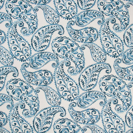 Baldwin Place Bluebell by Carole Fabric BREATHTAKING 55% Linen, 30% Viscose, 15% Cotton South Korea N/A </p><p>Repeat: 25 1/4" V, 13 1/2" H HD 55" - Fabric Carolina -