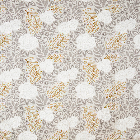 Bedford Place Golden Wheat by Carole Fabric English Garden Base: 55% COTTON, 45% LINEN Embr:39.4% COTTON, 32.3% LINEN, 22.1% ACRYLIC, 6.2% VISCOSE 2,000 Martindale Circular Rubs 17 1/4" V, 14 3/4" H 51*" - Fabric Carolina -