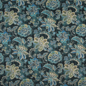 Raven Court Midnight Blue by Carole Fabric