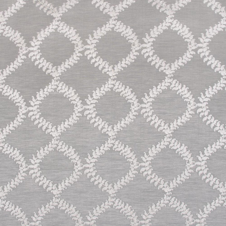 One Morning Pewter by Carole Fabric Silver Fox 67% Polyester, 33% Cotton India Passes 30,000 Double Rubs Wyzenbeek Horizontal: 9 and Vertical: 95 54 - Fabric Carolina -