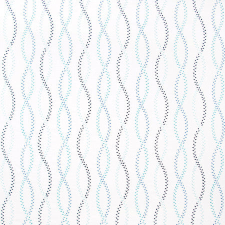 Tiny Leaves Cyan by Carole Fabric Blue Forest 88% Cotton, 12% Viscose India N/A </p><p>Repeat: 13" V, 6 1/4" H 50" - Fabric Carolina -