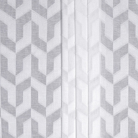 Lightest Touch Frost by Carole Fabric Sheer Impressions 100% Polyester N/A 3 7/8" V, 3 3/8" H 118" - Fabric Carolina -