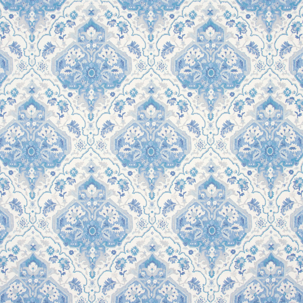 Take Your Place Bluebird by Carole Fabric Bluebird 100% Polyester India Passes 30,000 Double Rubs Wyzenbeek Horizontal: 6.75 and Vertical: 18 54 - Fabric Carolina -