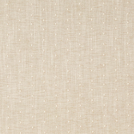 In Knots Linen by Carole Fabric English Garden Base: 82% Polyester, 11% Cotton, 7% Linen Embr: 78% Cotton, 22% Viscose 51,000 Wyzenbeek Double Rubs 1" V, 2 3/8" H 52*" - Fabric Carolina -