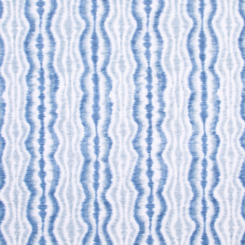 Make Waves Harbor by Carole Fabric Bluebird 100% Cotton USA Passes 15,000 Double Rubs Wyzenbeek Horizontal: 13.5 and Vertical: 25.25 54 - Fabric Carolina -