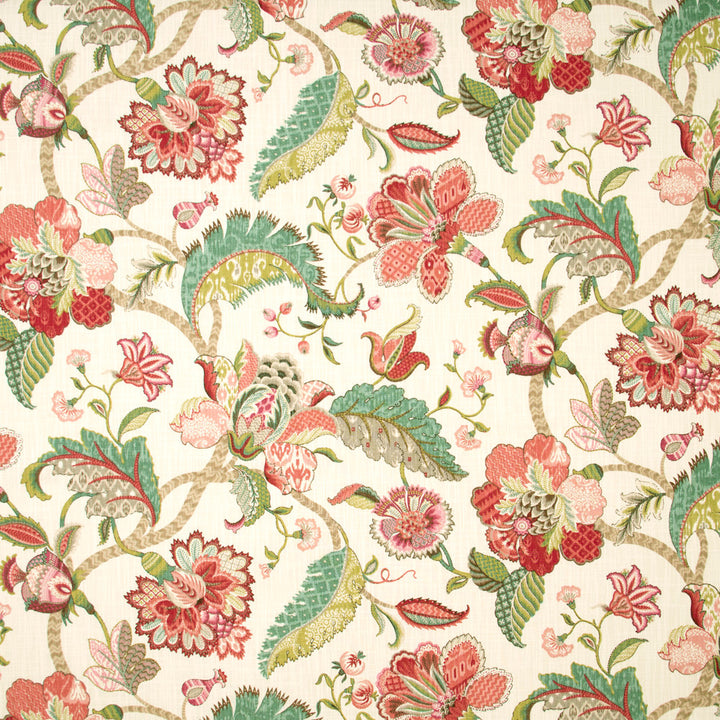 Open Meadow Raspberry by Carole Fabric Geranium 100% Cotton-SSR Printed In USA Passes 15,000 Double Rubs Wyzenbeek Horizontal: 27 and Vertical: 27 54 - Fabric Carolina -