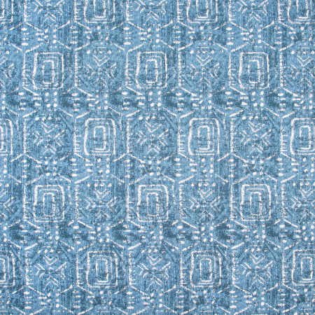 Wonder Why River by Carole Fabric MOUNTAIN SKY 100% Cotton China Passes 30,000 Double Rubs Wyzenbeek </p><p>Repeat: 6 3/4" V, 4 1/2" H 54" - Fabric Carolina -