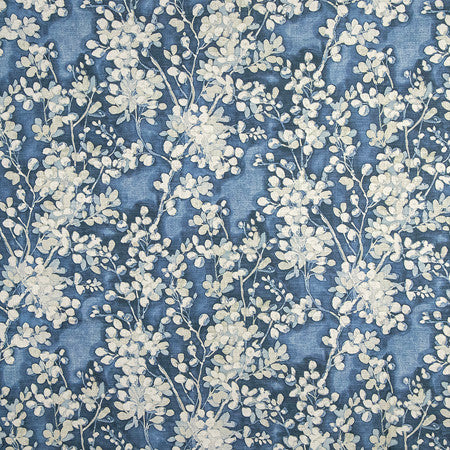 With Hope Denim by Carole Fabric Making Waves 44% Cotton, 39% Rayon, 17% Linen 51,000 Wyzenbeek Double Rubs 24 5/8" V, 27" H 54" - Fabric Carolina -