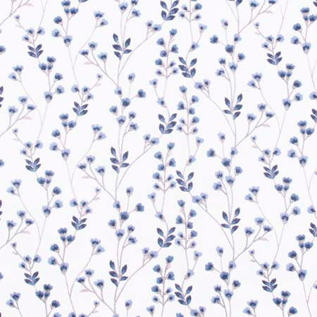 To Be A Poet Bluebell by Carole Fabric Red Sea 73% Cotton, 27% Polyester India 20,000 Wyzenbeek Double Rubs Horizontal: 13 1/2" and Vertical: 6 1/4" V 54" - Fabric Carolina -